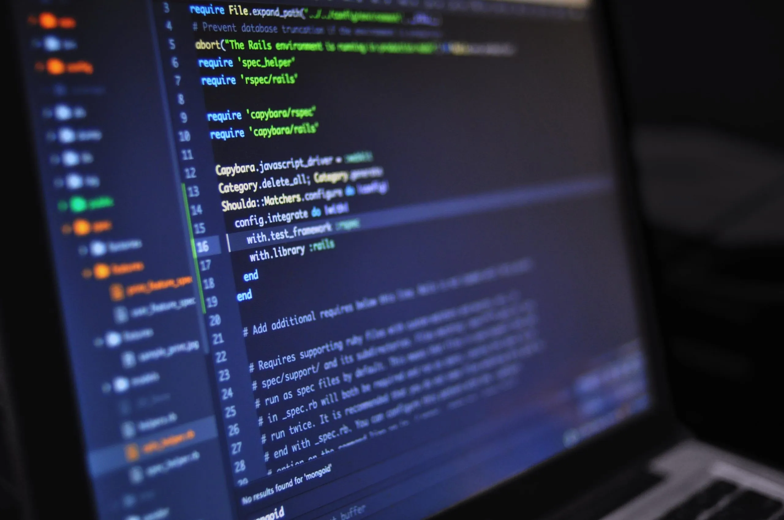 Programmcode auf dem Bildschirm – Python lernen im Python Kurs für Kinder